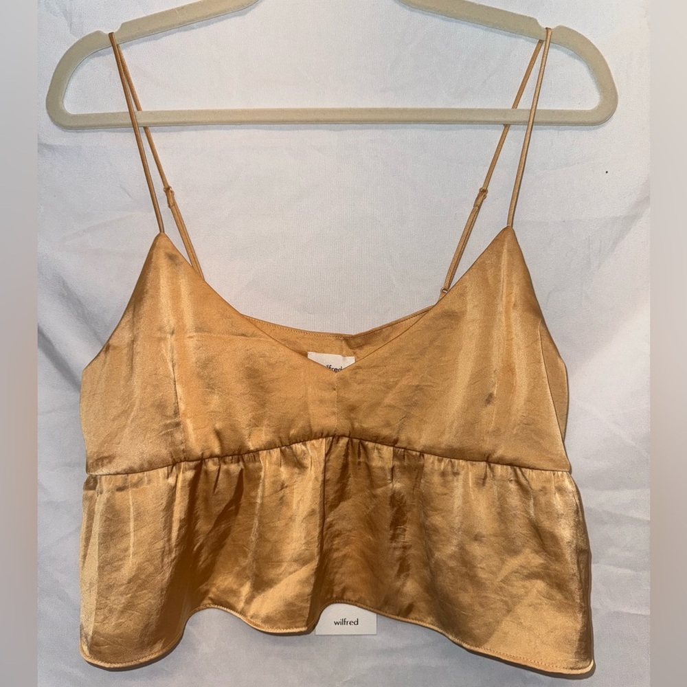 Aritzia Wilfred Lover Satin Camisole
